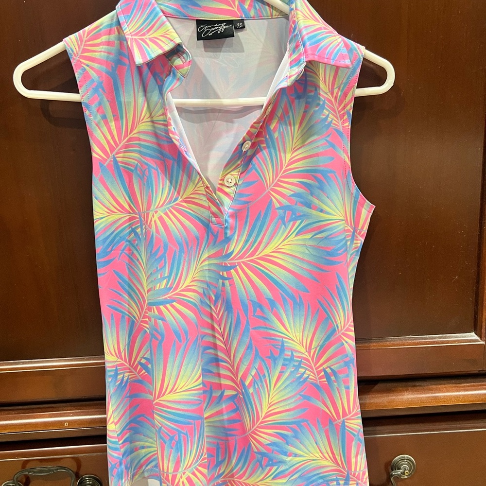 Sunday Swagger Maldives Sleeveless Polo